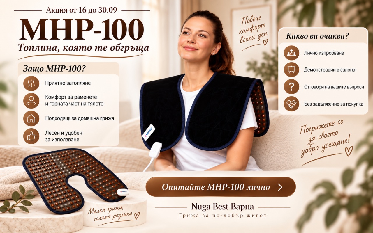 МНР-100 термална наметка – специално предложение на Nuga Best от 16 до 30 септември