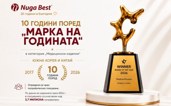 Nuga Best – Марка на годината 2026 за 10-а поредна година
